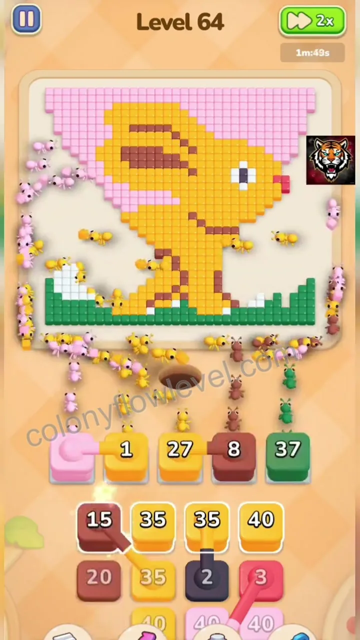 Colony Flow Level 64 step 4