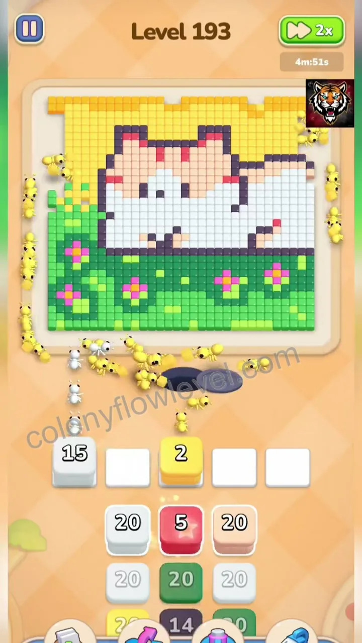 Colony Flow Level 193 step 2