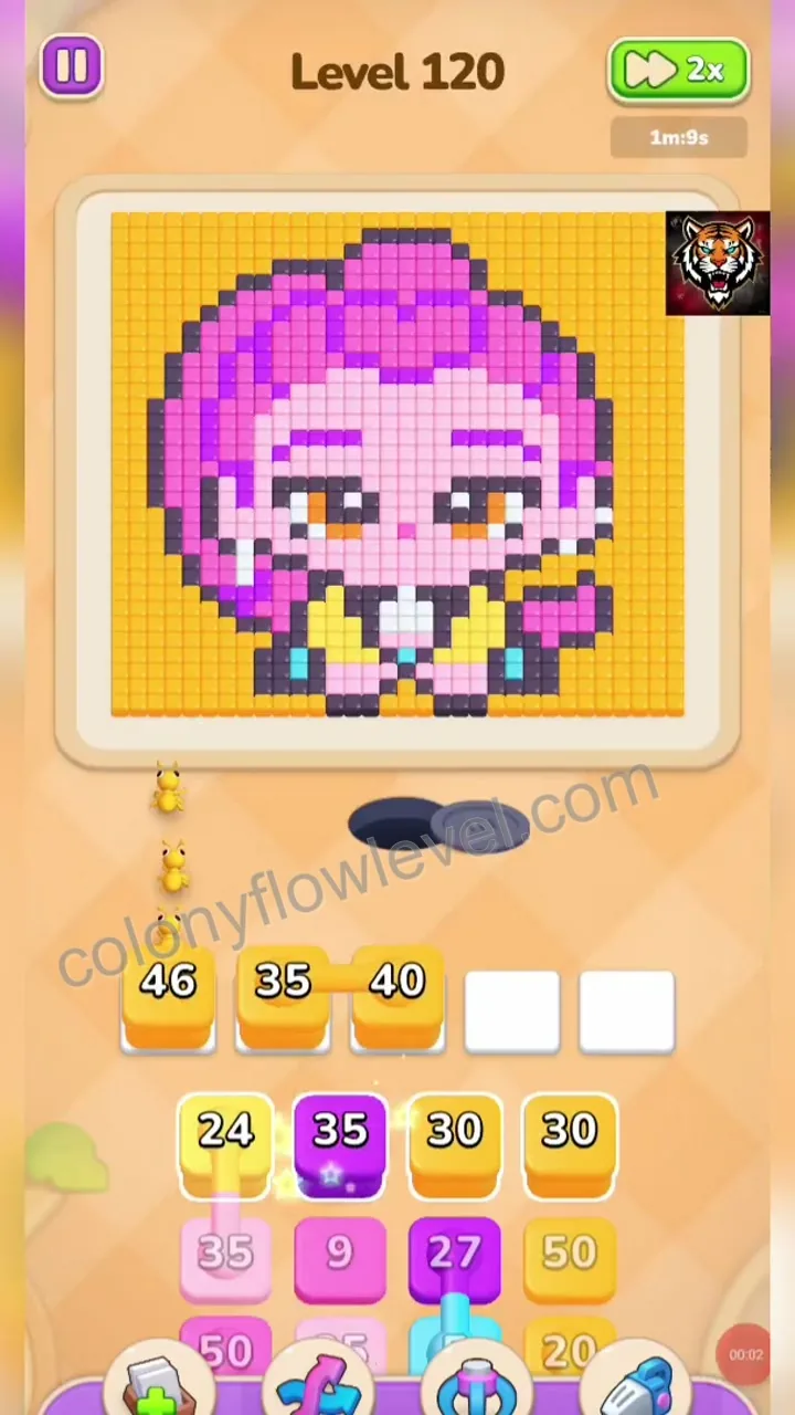 Colony Flow Level 120 step 2