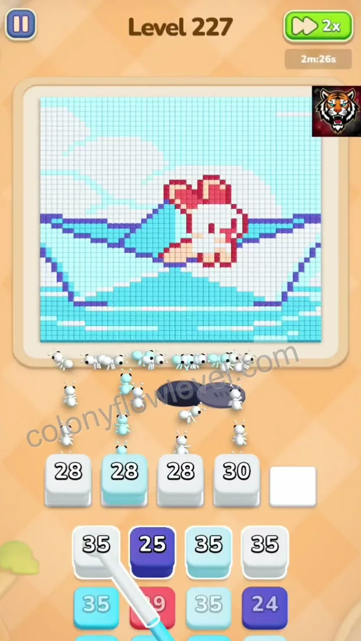 Colony Flow Level 227 step 2