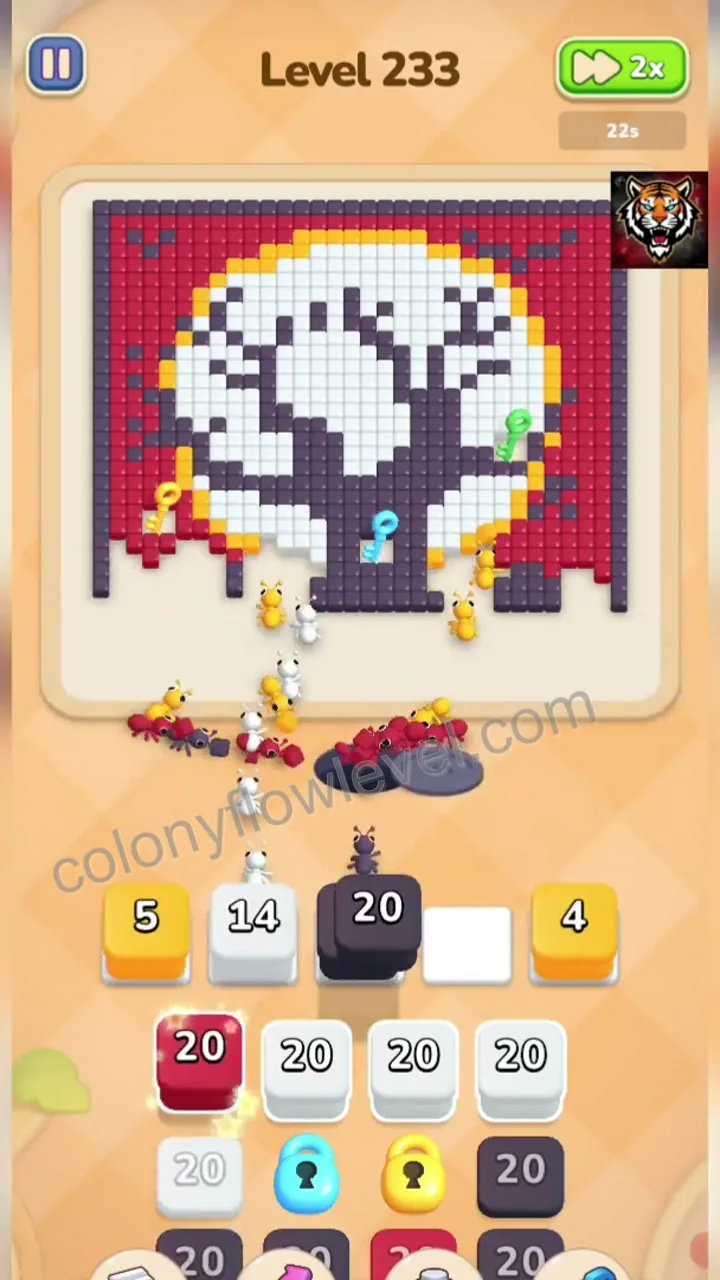 Colony Flow Level 233 step 4