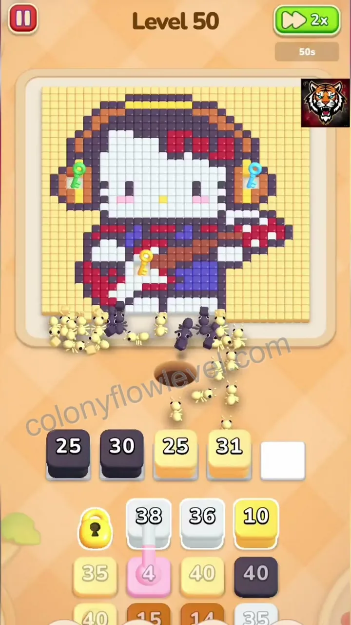 Colony Flow Level 50 step 2