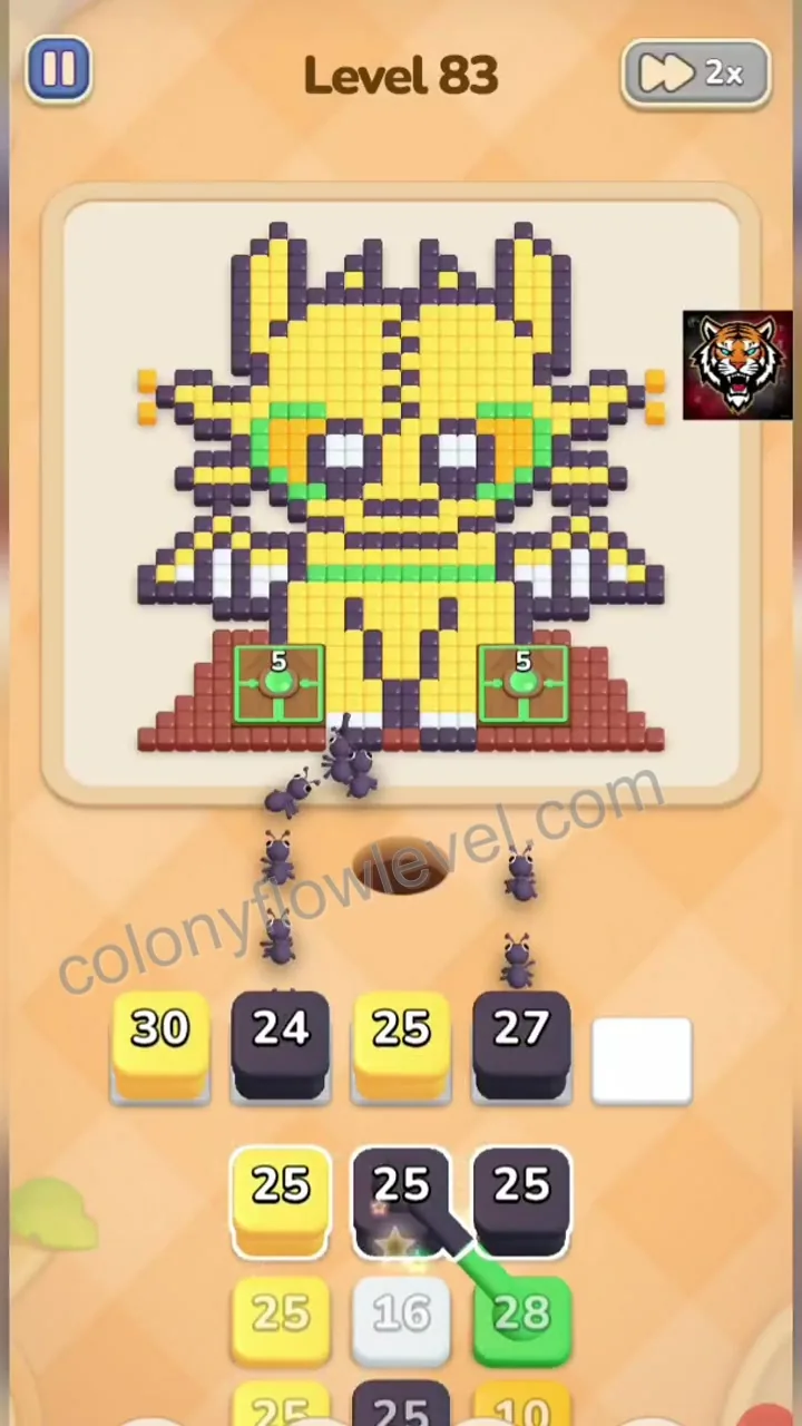 Colony Flow Level 83 step 2