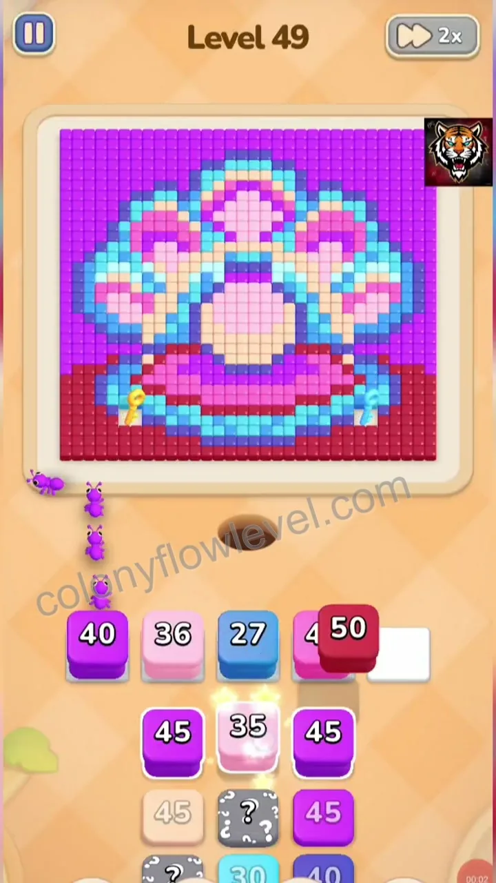 Colony Flow Level 49 step 2