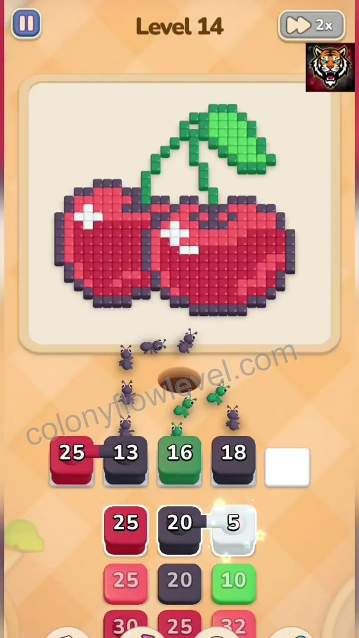 Colony Flow Level 14 step 2