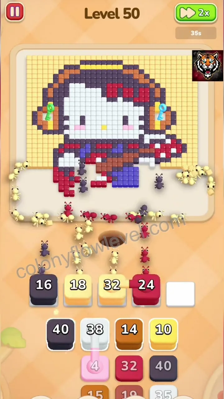 Colony Flow Level 50 step 3