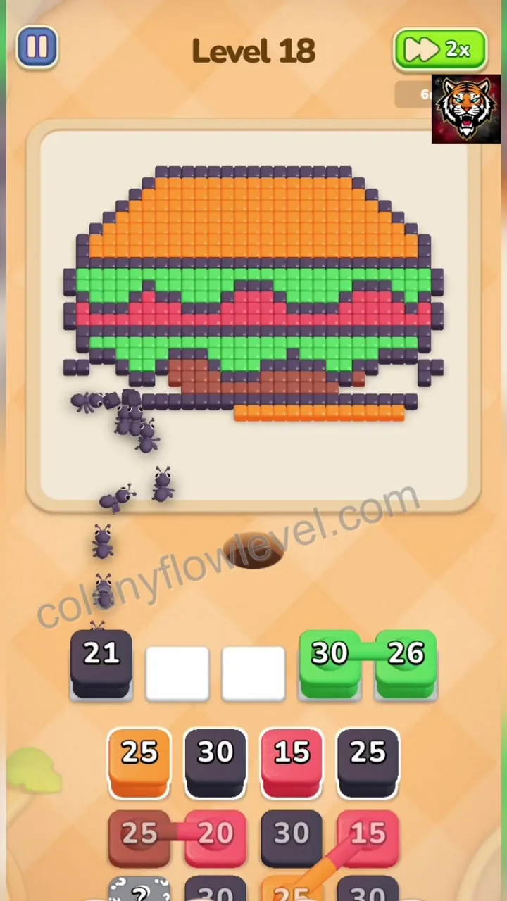 Colony Flow Level 18 step 3