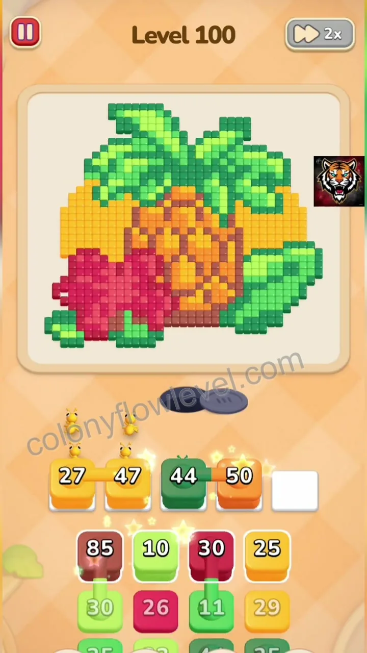 Colony Flow Level 100 step 2