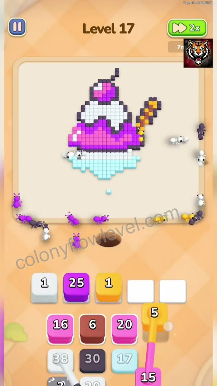 Colony Flow Level 17 step 3