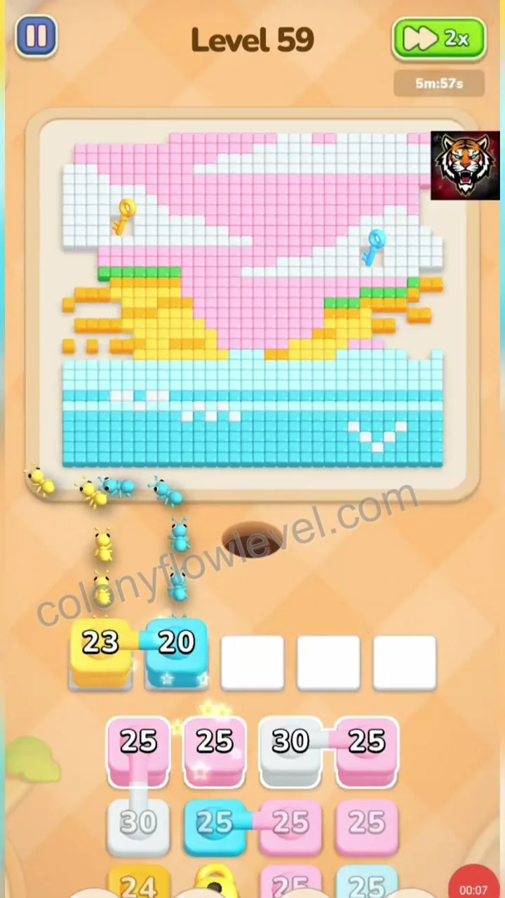 Colony Flow Level 59 step 2