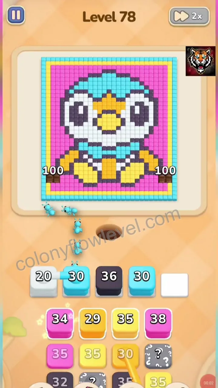 Colony Flow Level 78 step 2
