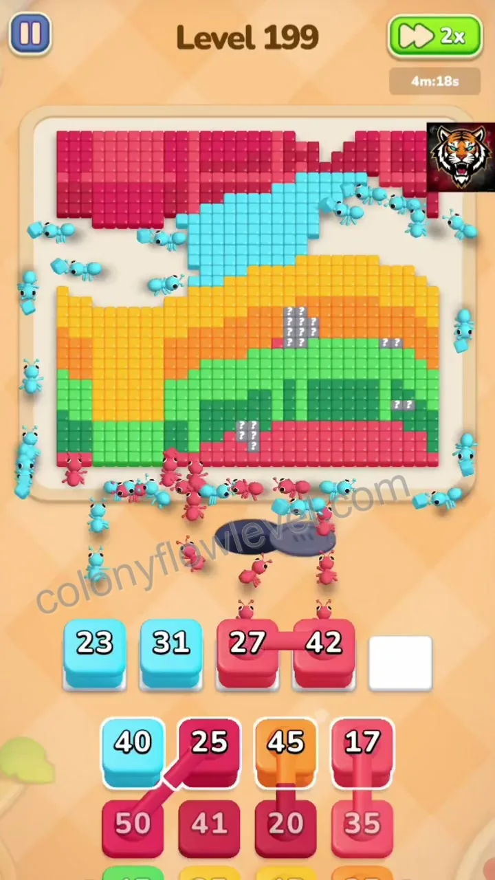 Colony Flow Level 199 step 3