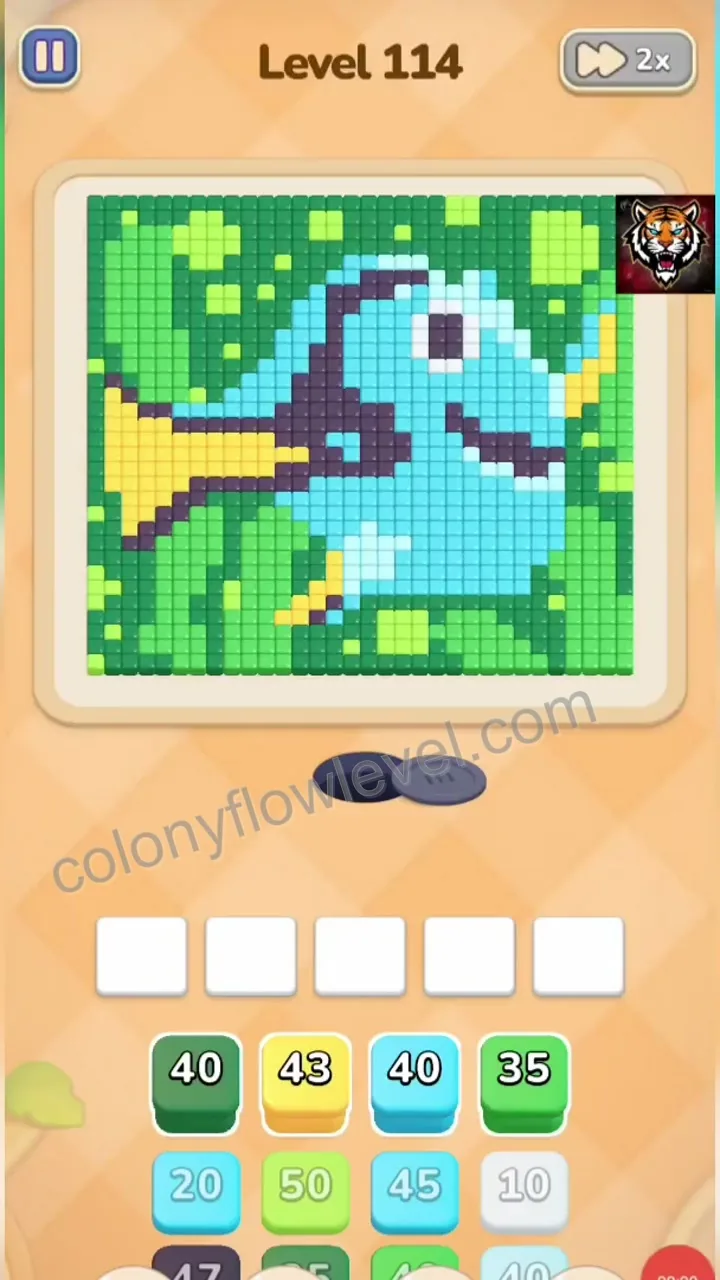 Colony Flow Level 114 step 1