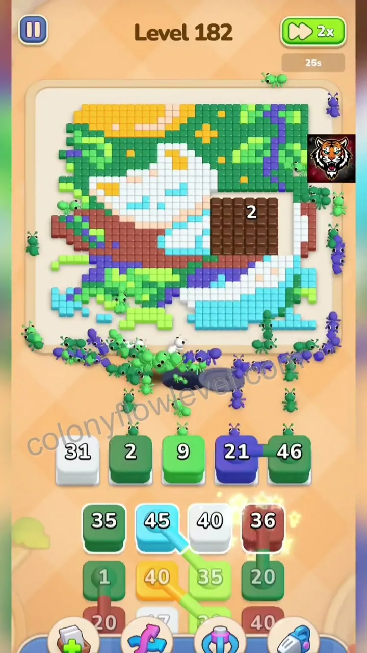 Colony Flow Level 182 step 3