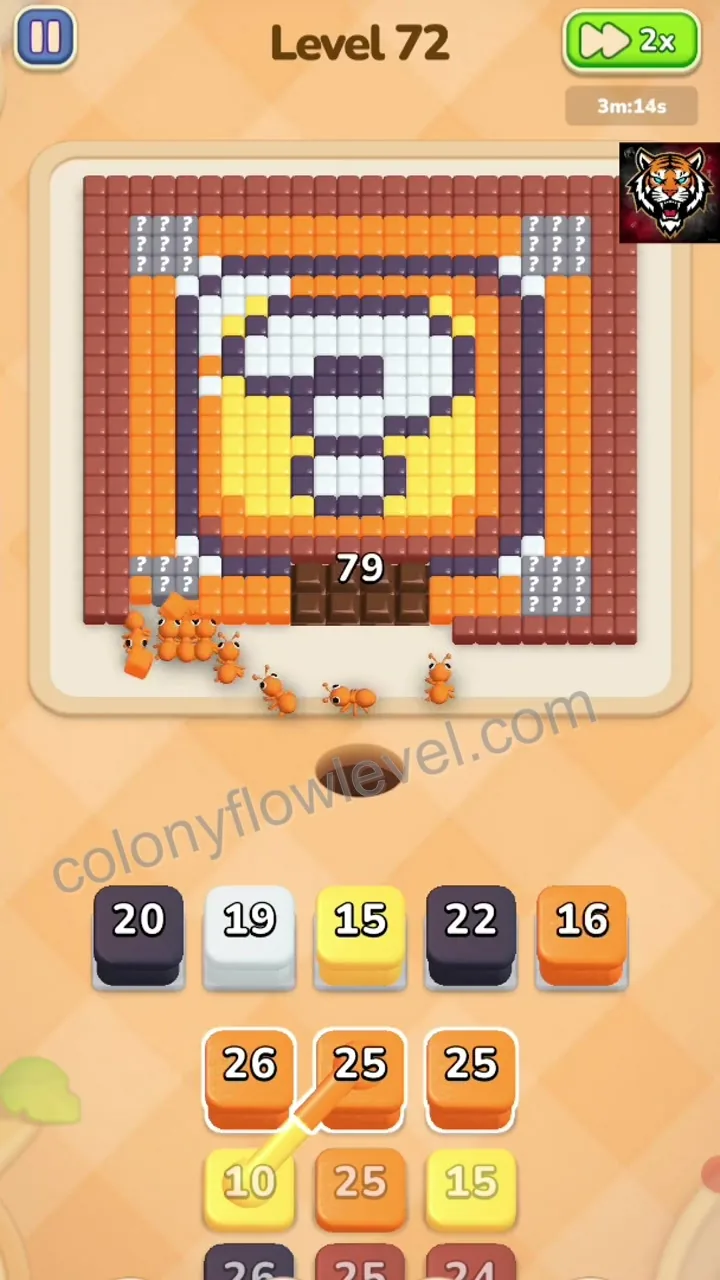Colony Flow Level 72 step 3