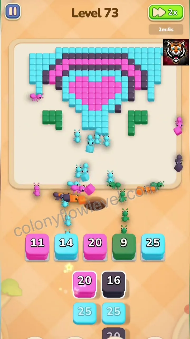 Colony Flow Level 73 step 4