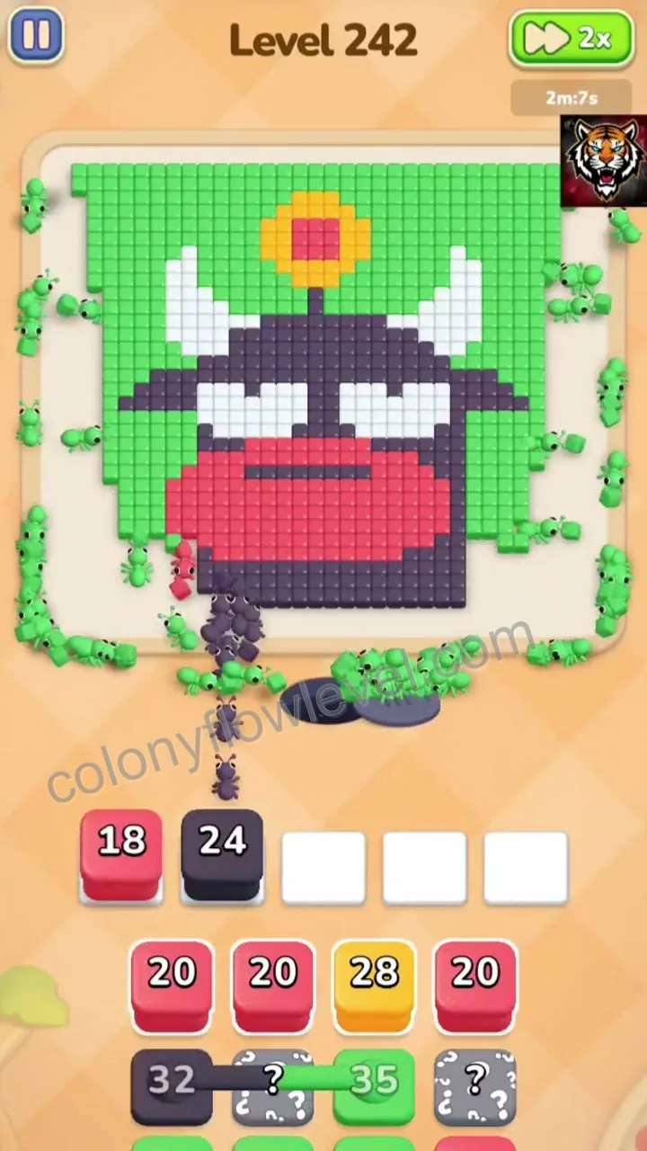 Colony Flow Level 242 step 3