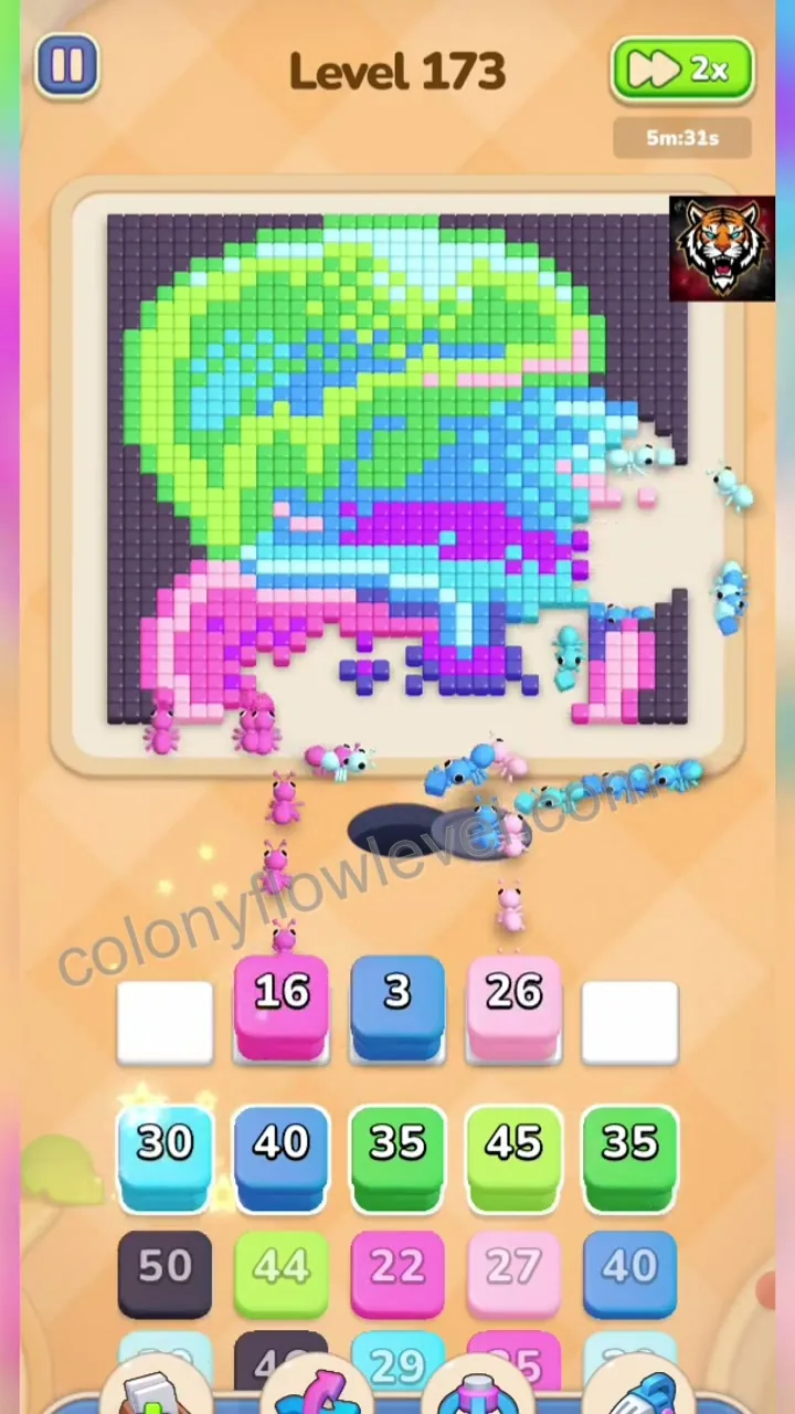 Colony Flow Level 173 step 3