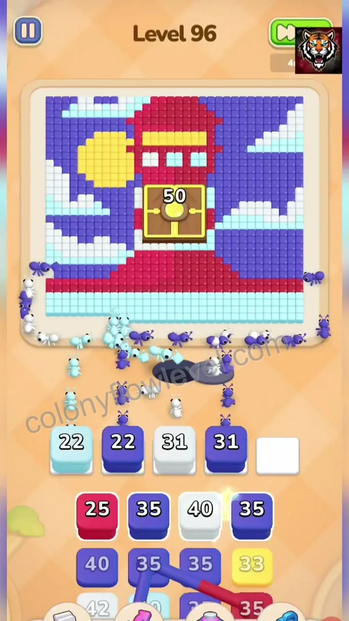 Colony Flow Level 96 step 2
