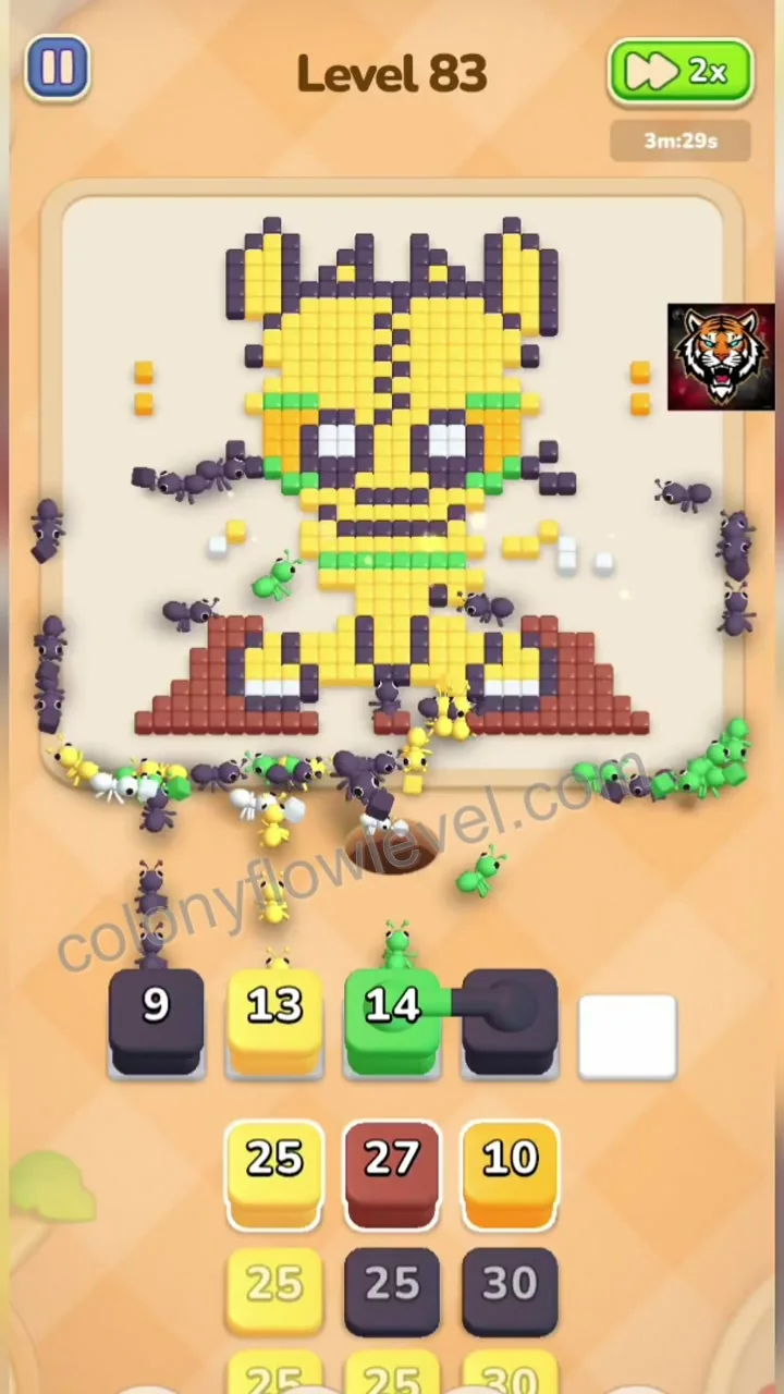 Colony Flow Level 83 step 3
