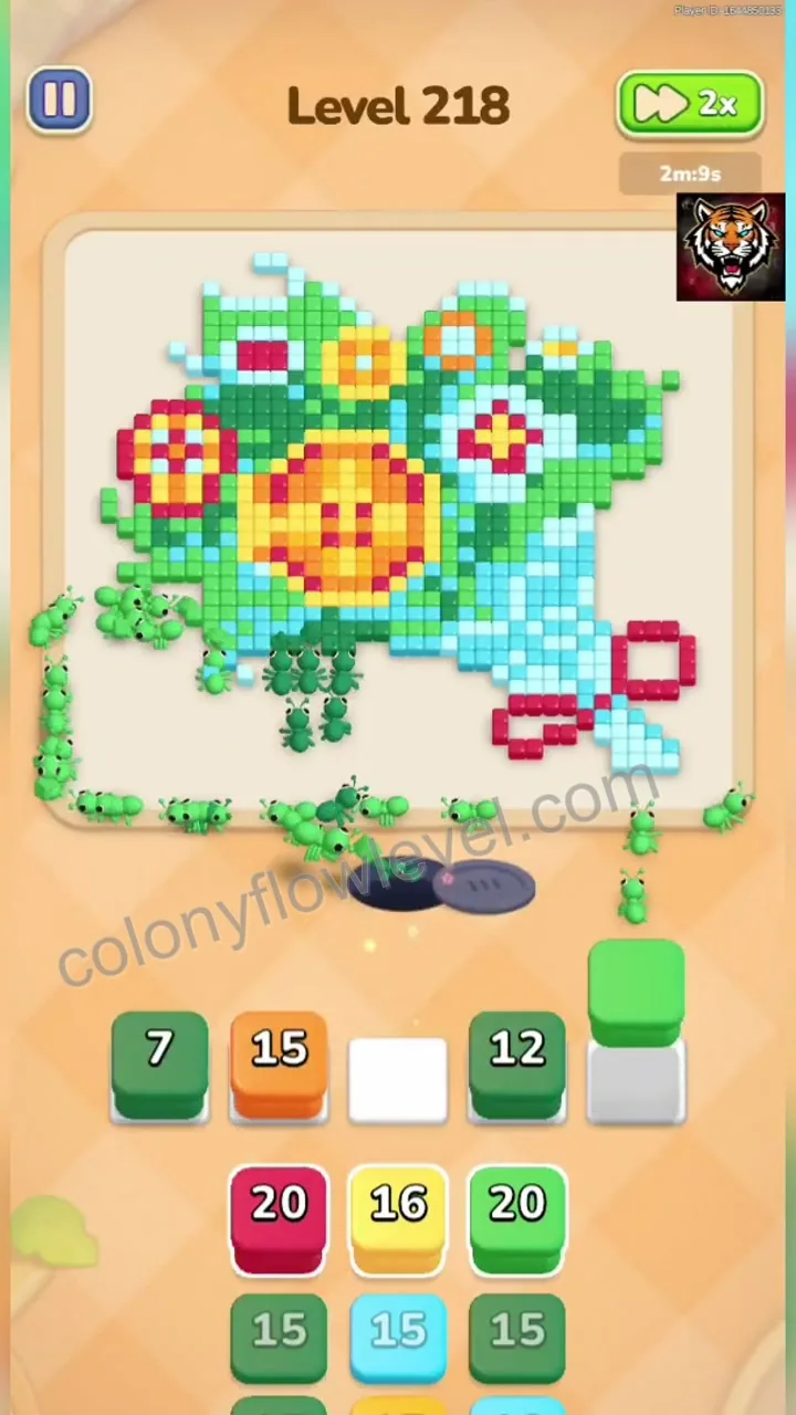 Colony Flow Level 218 step 2