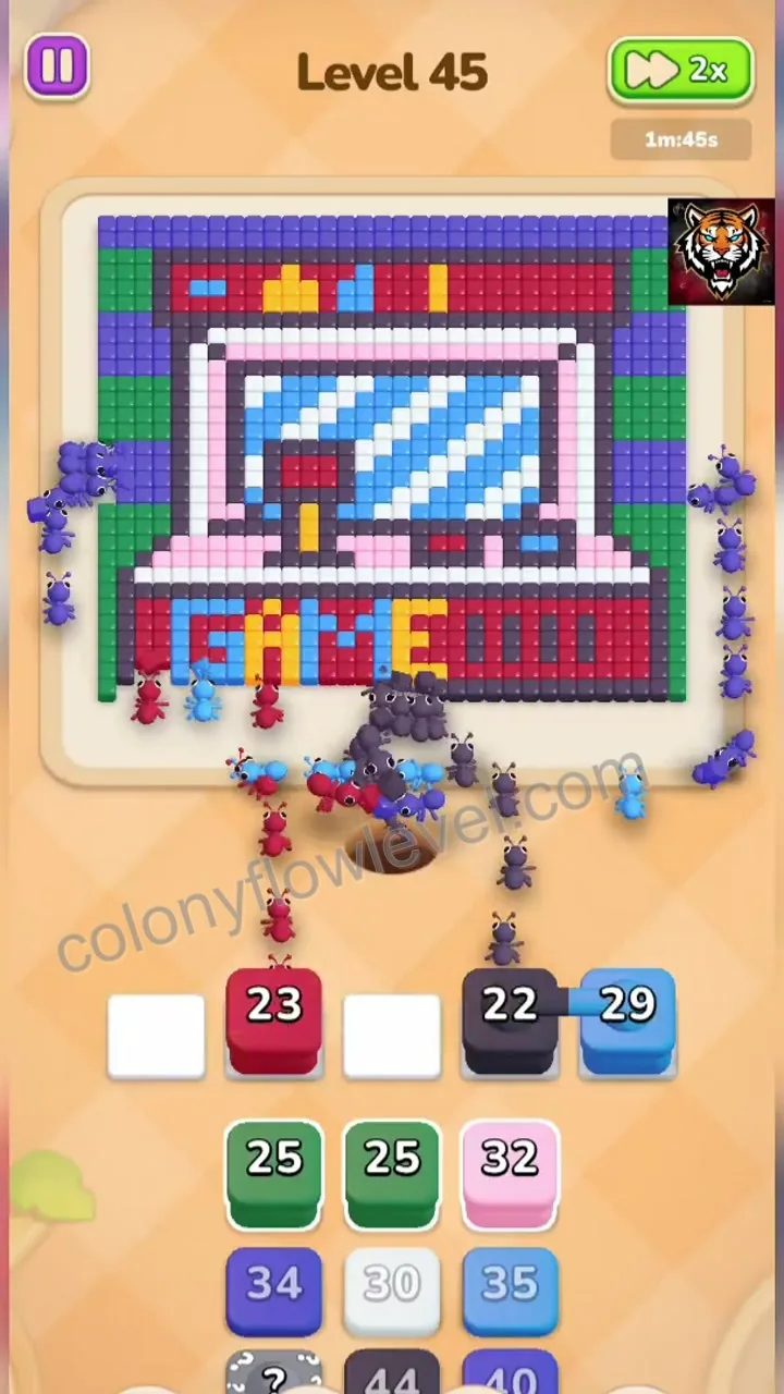 Colony Flow Level 45 step 3