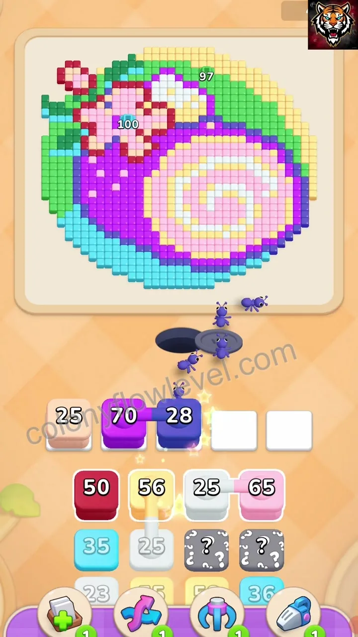 Colony Flow Level 130 step 2
