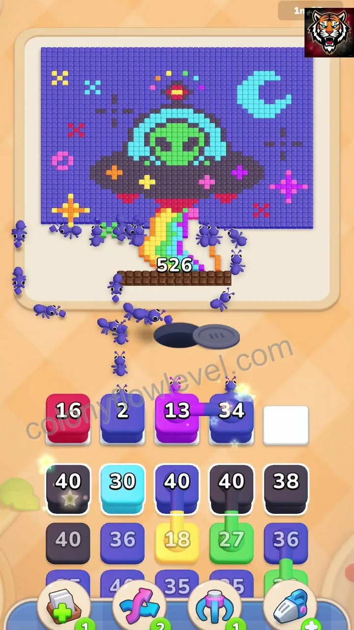 Colony Flow Level 240 step 3