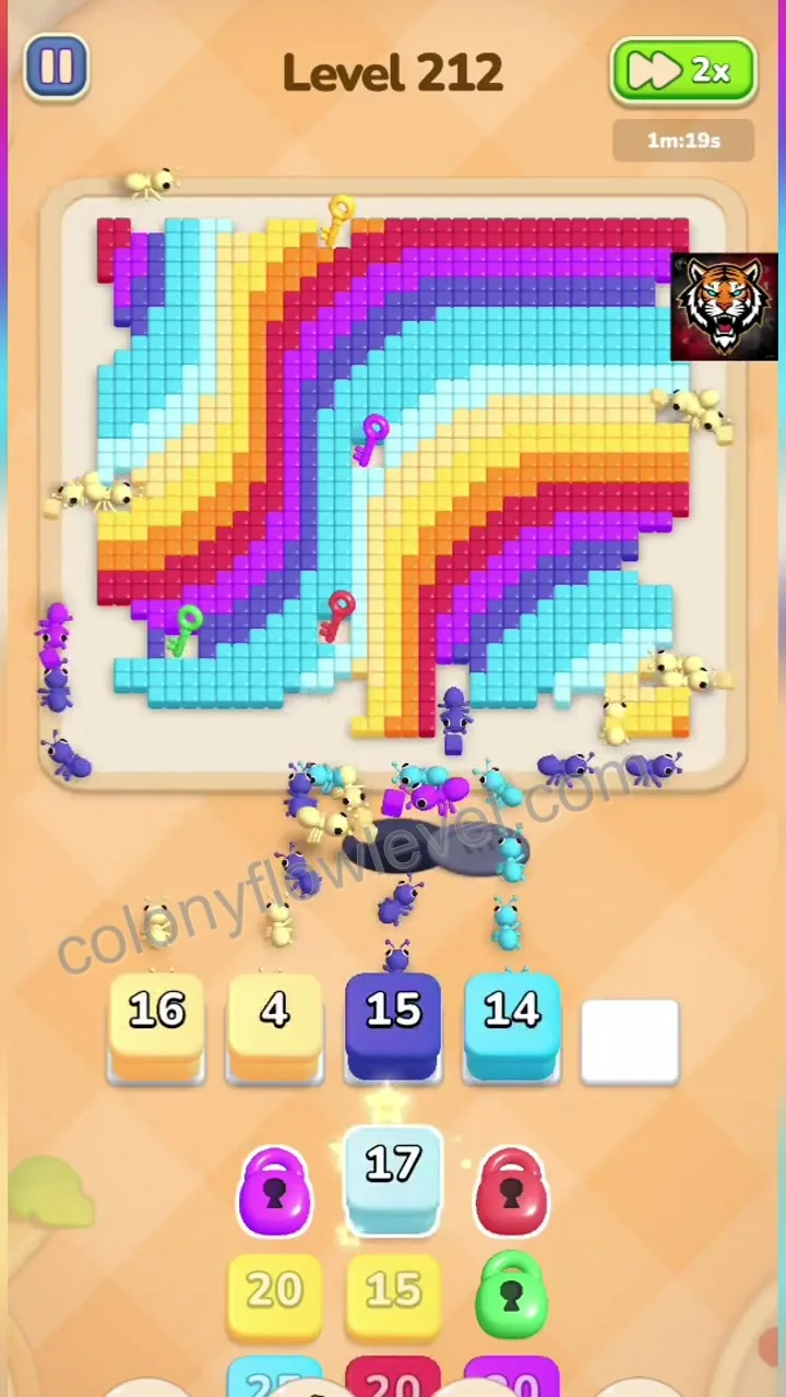 Colony Flow Level 212 step 3