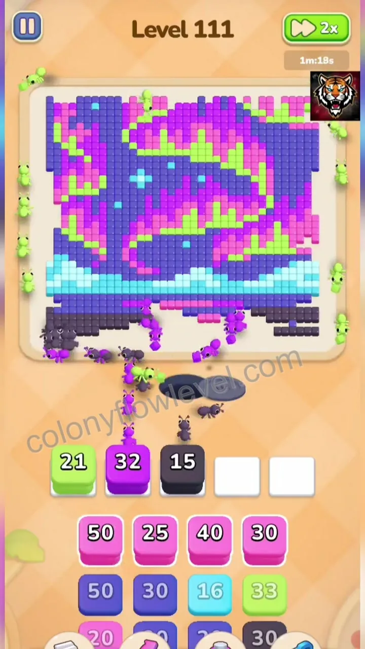 Colony Flow Level 111 step 3