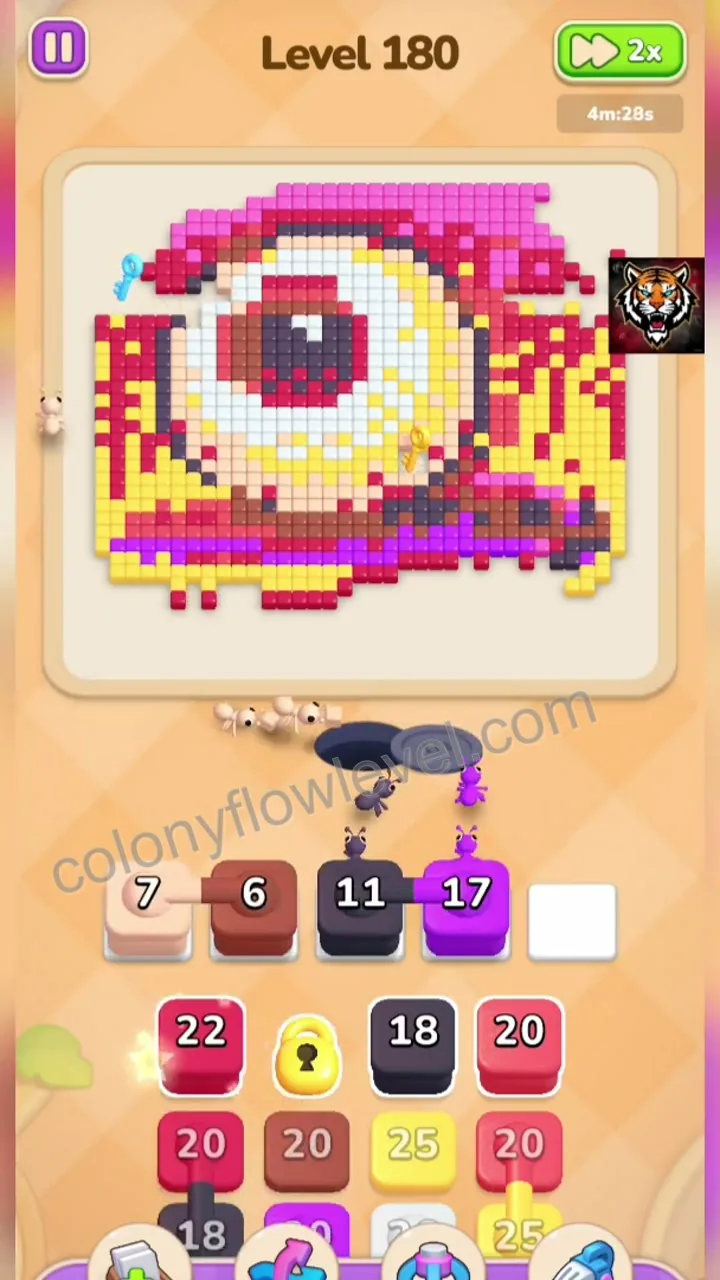 Colony Flow Level 180 step 4
