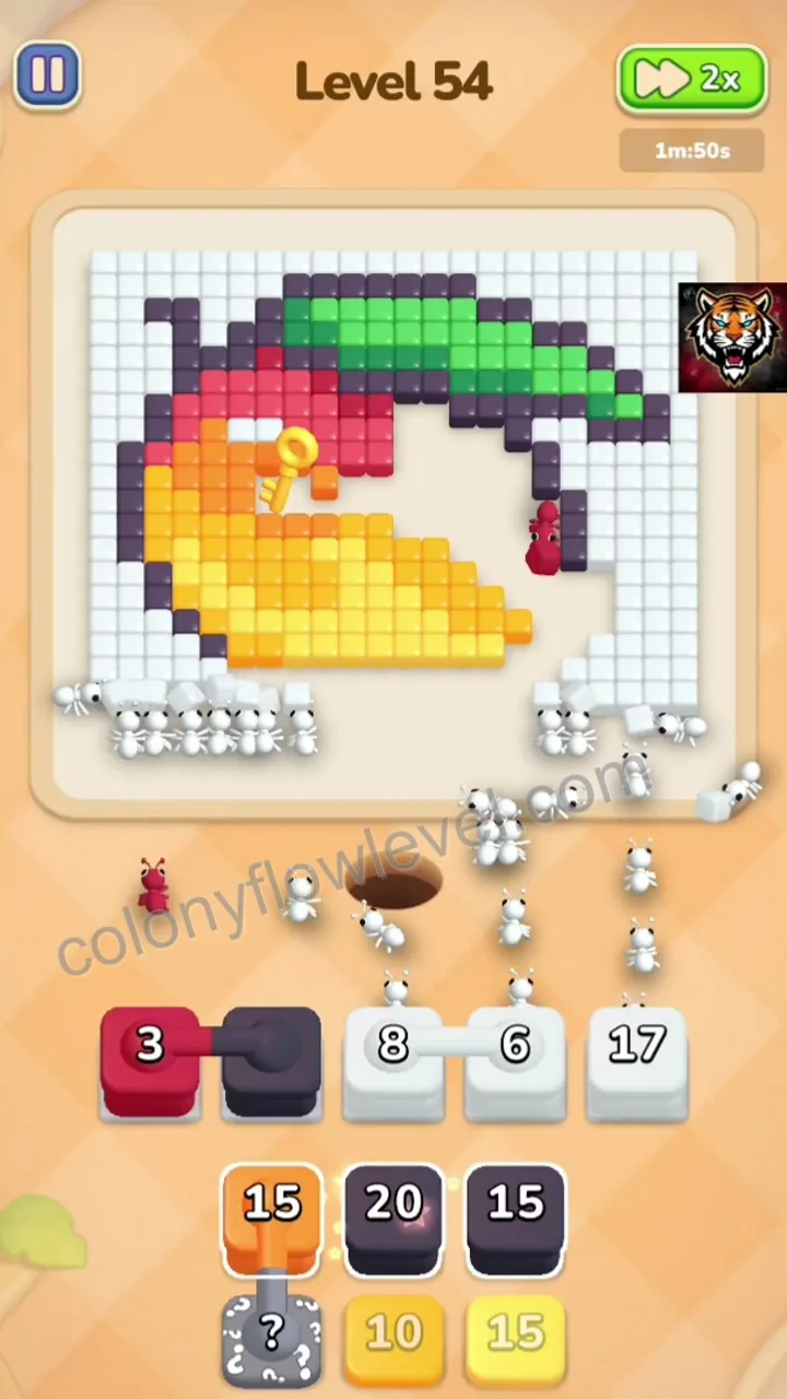 Colony Flow Level 54 step 4