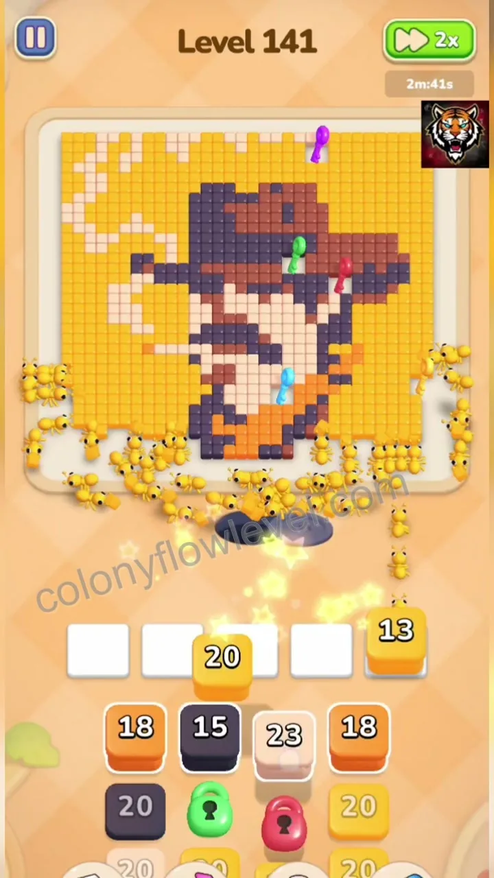 Colony Flow Level 141 step 2