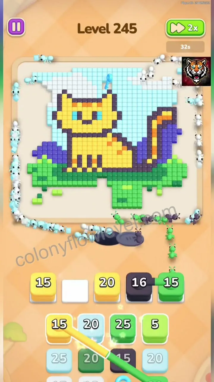 Colony Flow Level 245 step 4