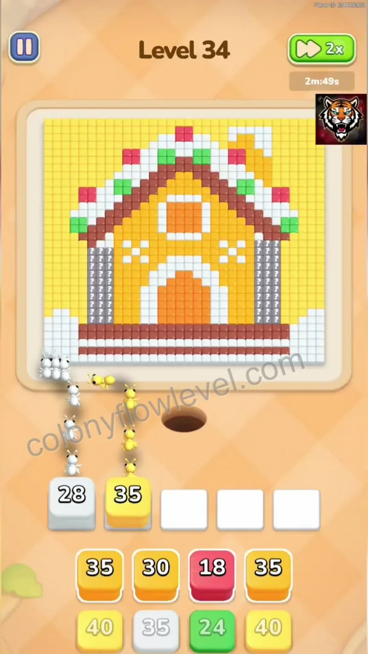 Colony Flow Level 34 step 2