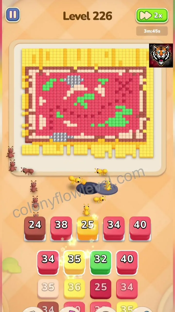 Colony Flow Level 226 step 3
