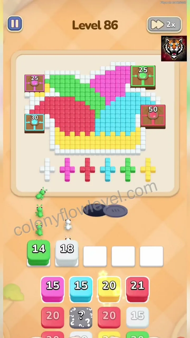 Colony Flow Level 86 step 2