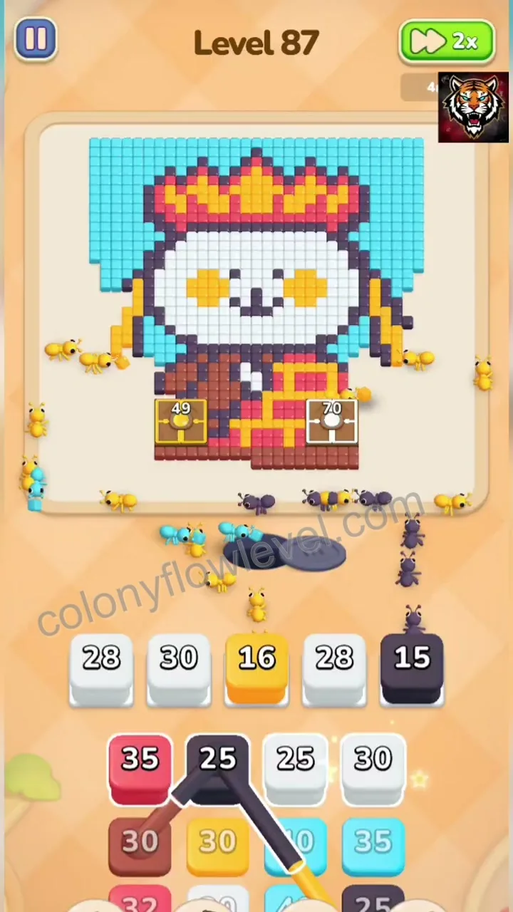 Colony Flow Level 87 step 4