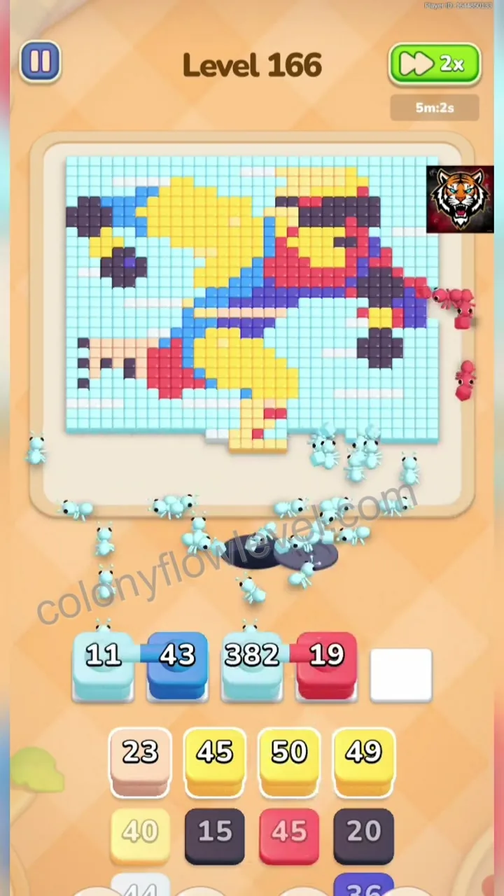 Colony Flow Level 166 step 3