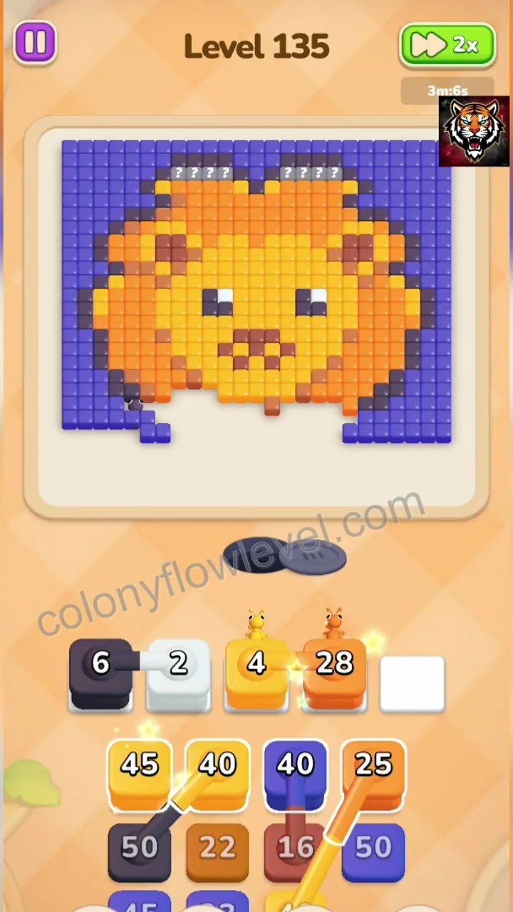 Colony Flow Level 135 step 4