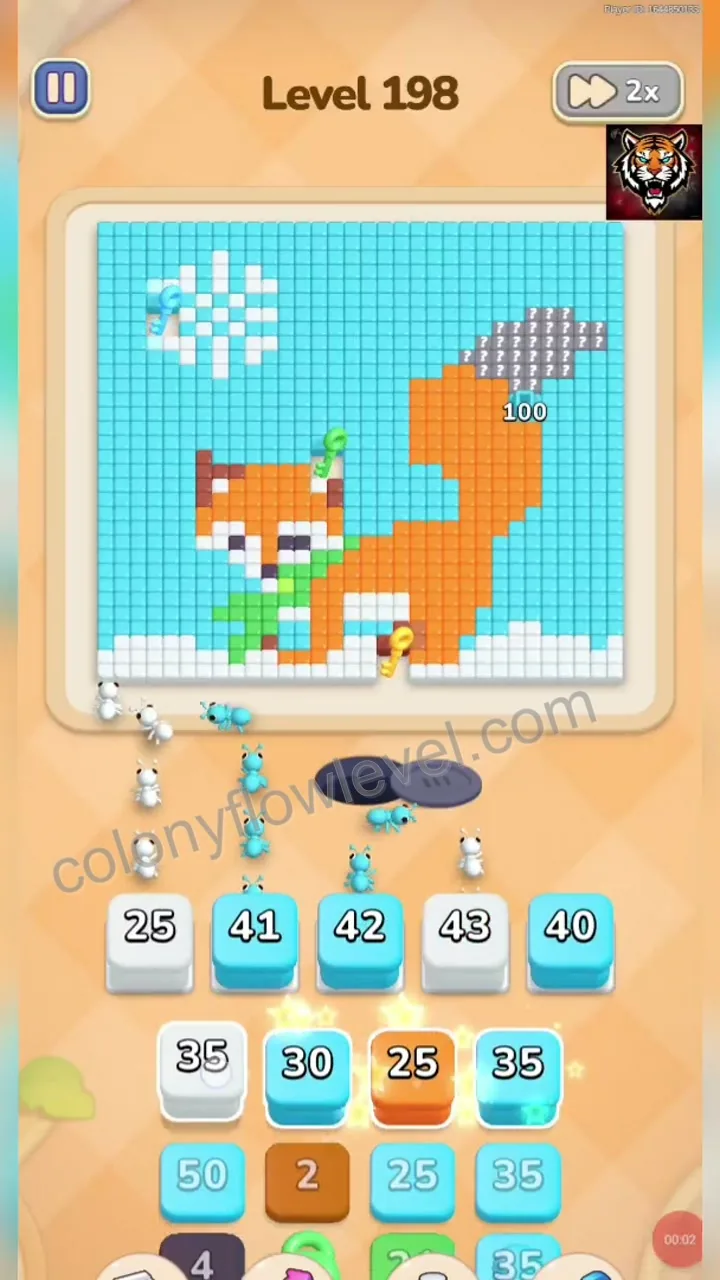 Colony Flow Level 198 step 2