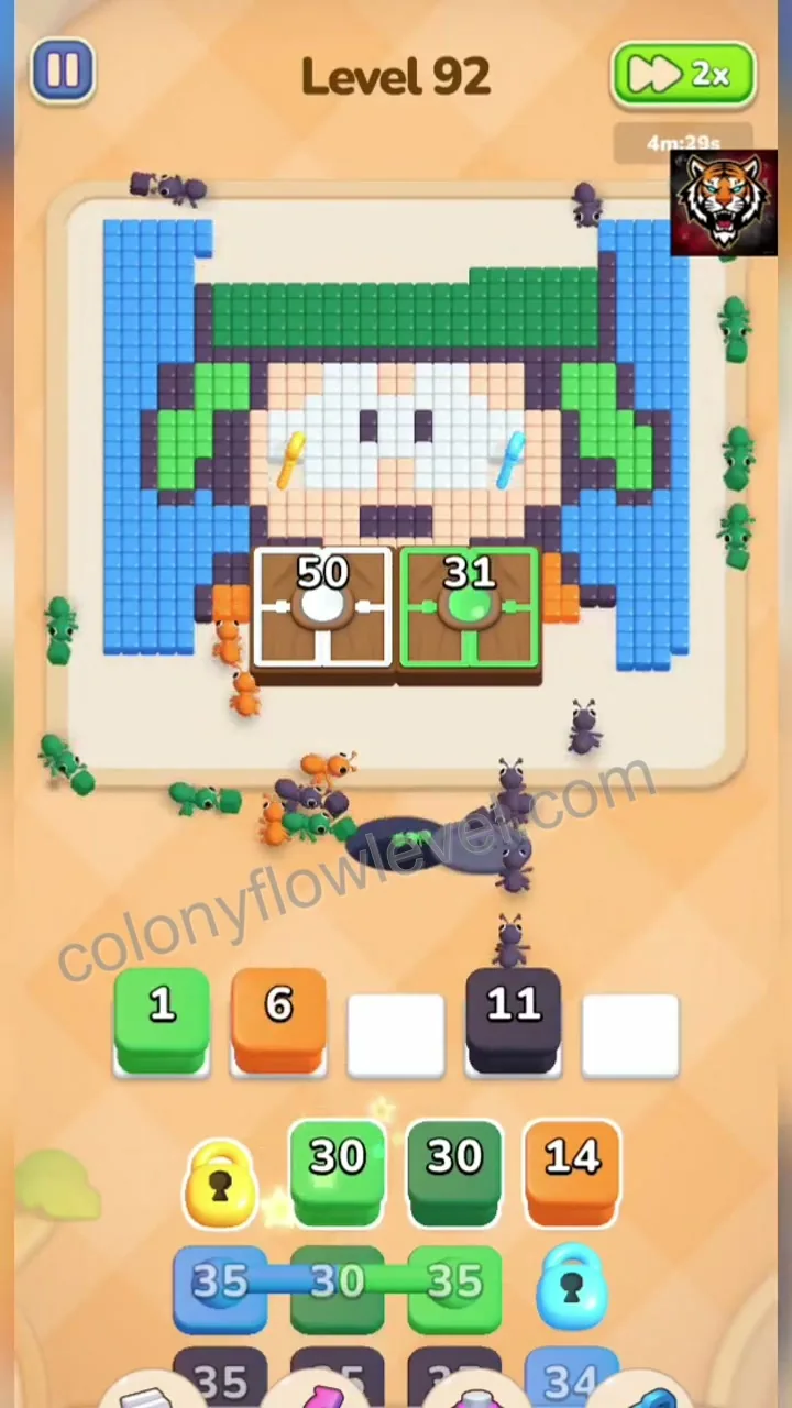 Colony Flow Level 92 step 4