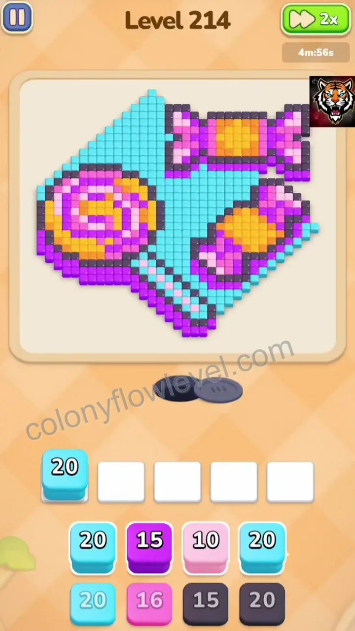 Colony Flow Level 214 step 1