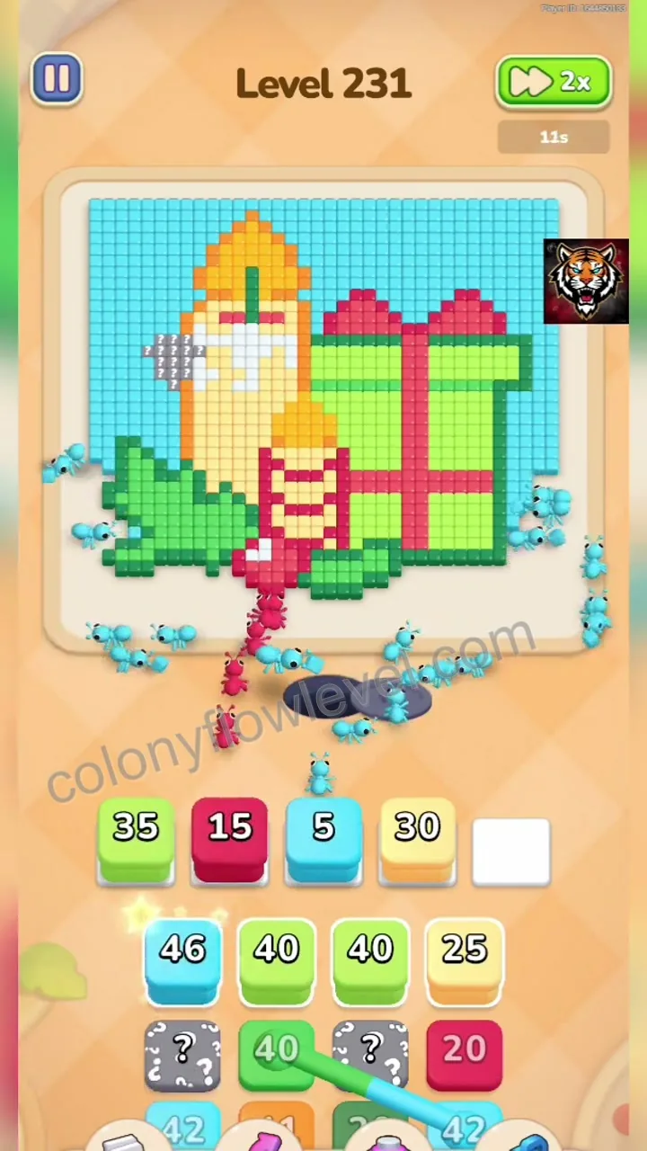 Colony Flow Level 231 step 3
