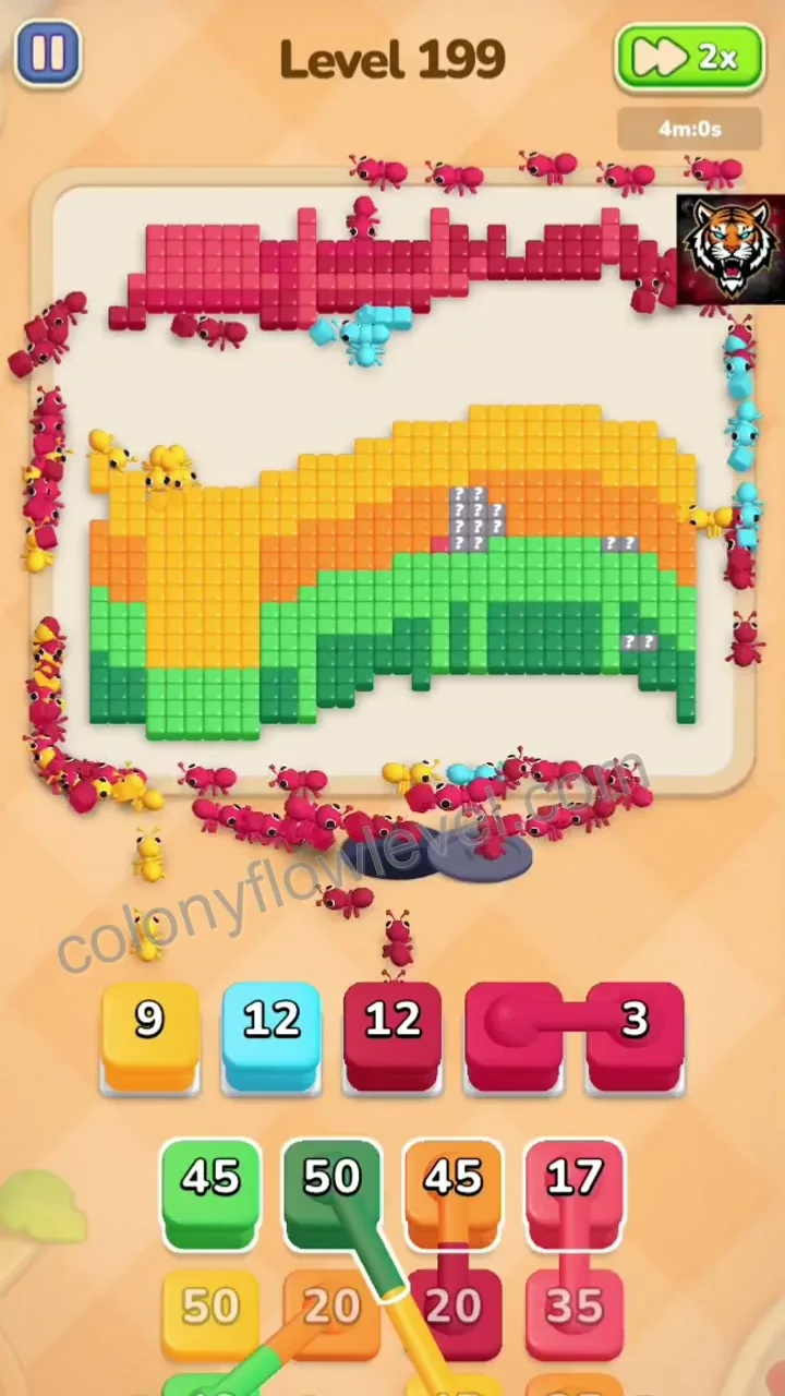 Colony Flow Level 199 step 4