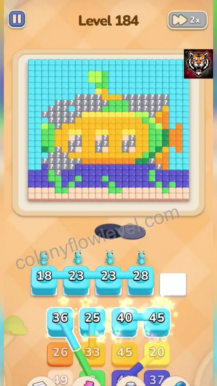 Colony Flow Level 184 step 2