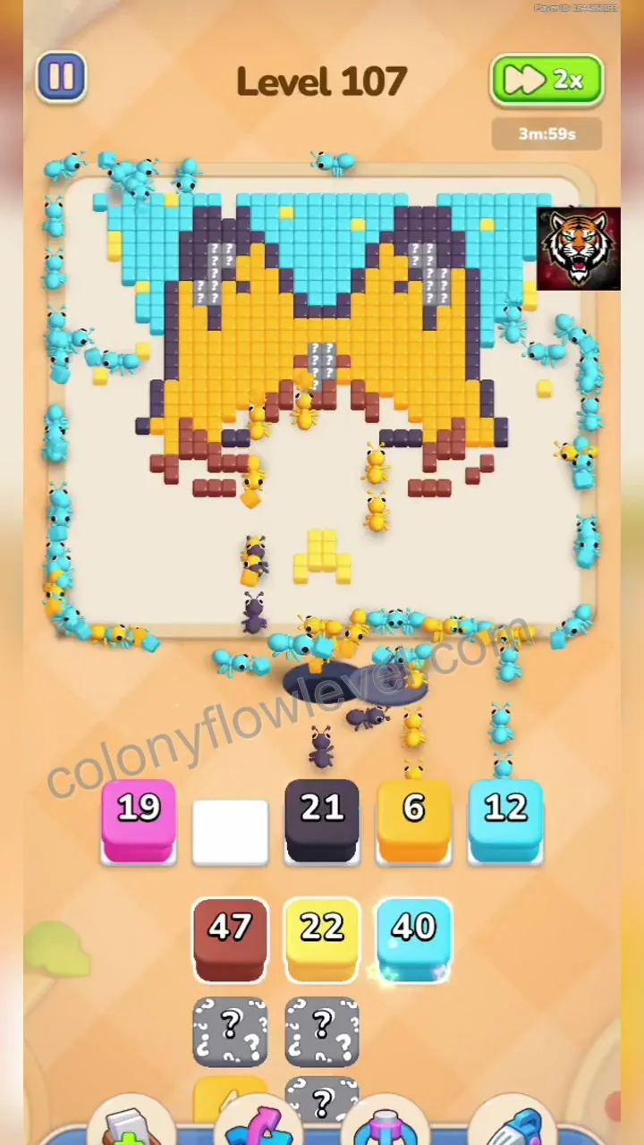 Colony Flow Level 107 step 4