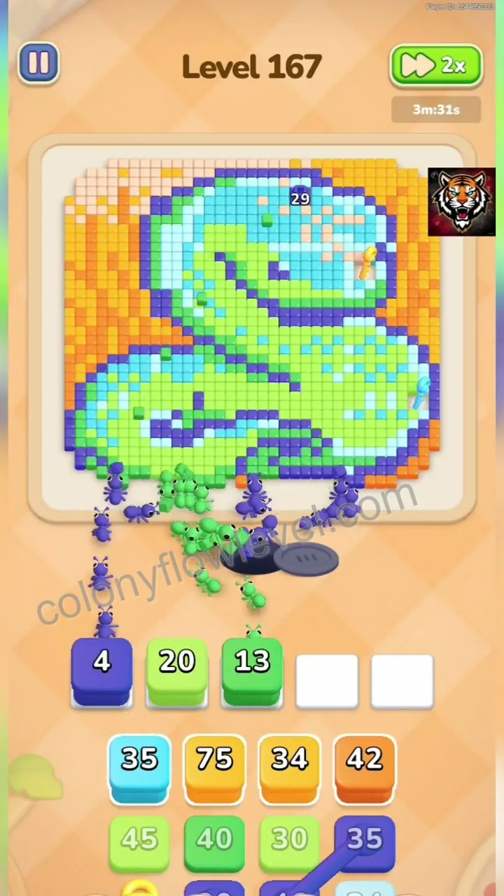 Colony Flow Level 167 step 3