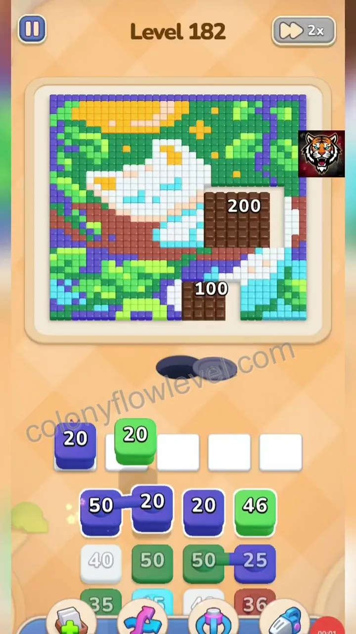 Colony Flow Level 182 step 2
