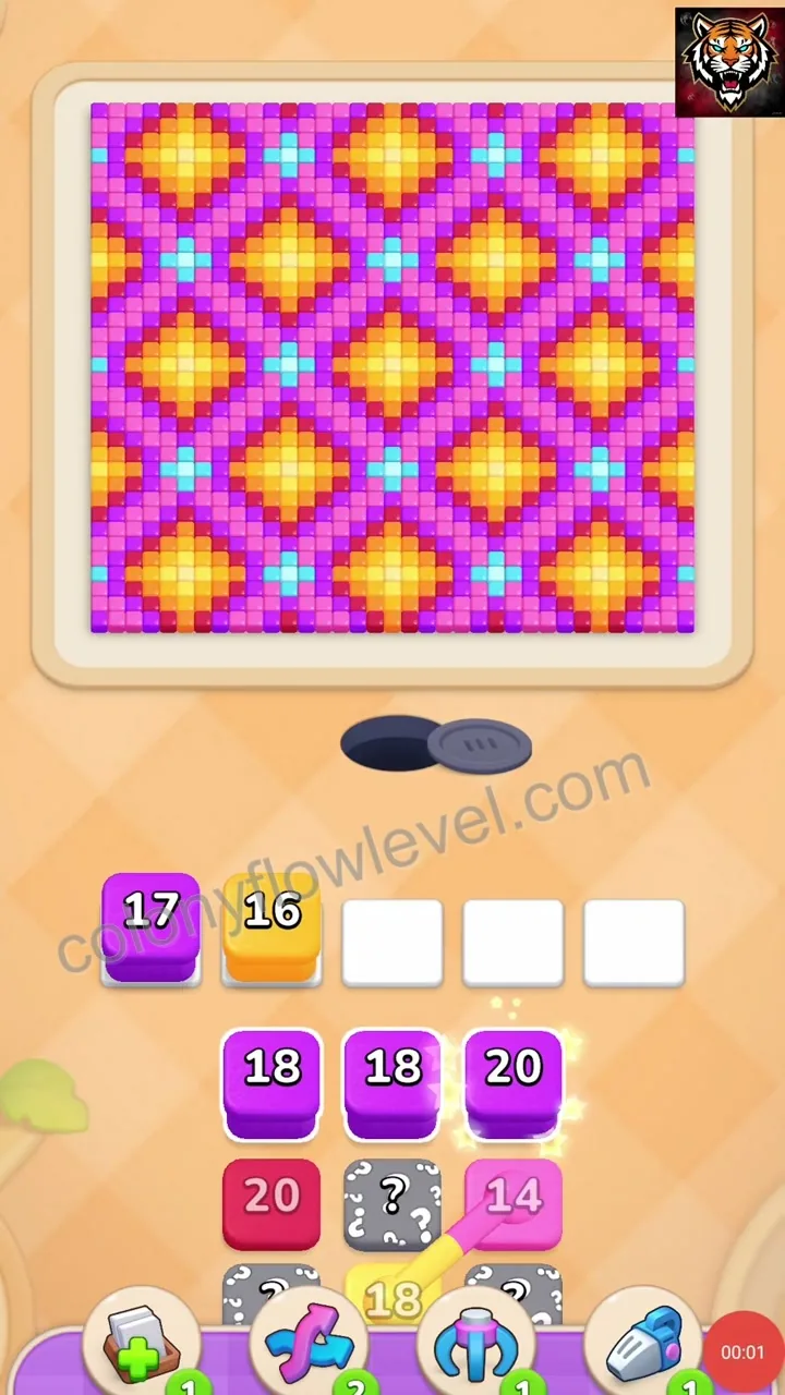 Colony Flow Level 220 step 1